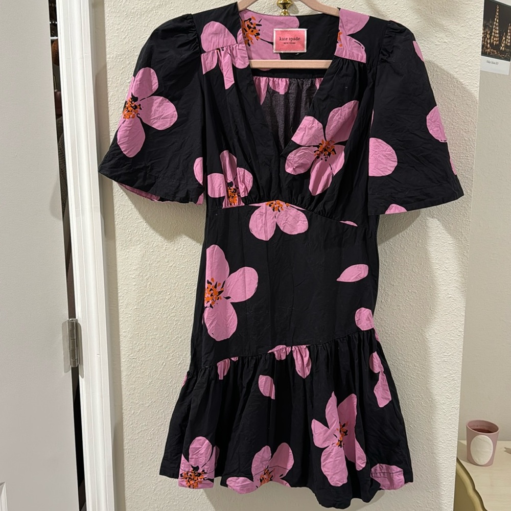Kate Spade Floral Print Mini Dress